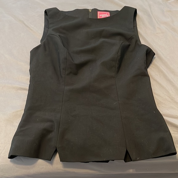 Glamour Bunny 50s Donna Capri Suit Top in Black - Picture 2 of 4